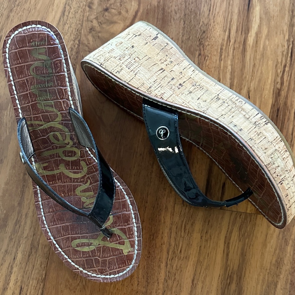 Sam Edelman Wedge Cork Sandals